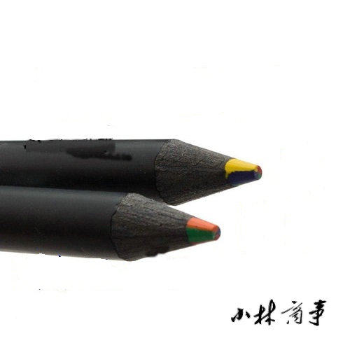 日本 鉛筆 ｜ Pencil ｜ 日本kirin四色铅笔一支画4种颜色原装进口红黄绿紫 红蓝绿橙3-025