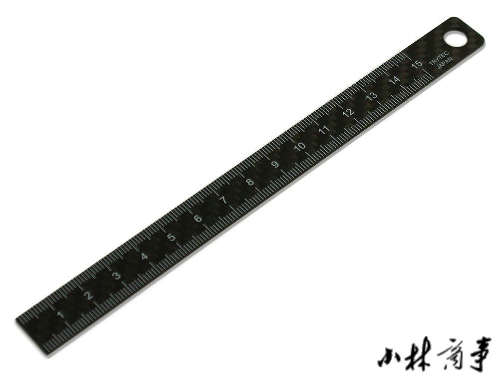 日本製 定規 15cm 4g ｜ Ruler 15cm 4g (Made in Japan) ｜ 日本原产碳纤维直尺超低误差日本传统凌织设计15cm仅4g