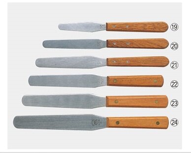 日本 油絵刀（ペインティングナイフ） ｜ Painting knife ｜ 三支以上才发货 日本川岛工业木柄油画调色刀油画刀