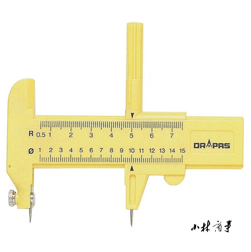 日本 コンパス 05831 1-15cm ｜ Compass 05831 1-15cm ｜ 日本DRAPAS圆规切圆两用 直径1-15cm送3刀片1铅芯 05831 05832