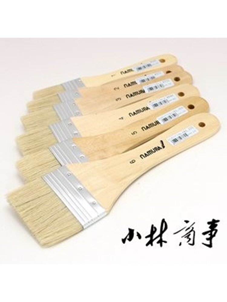 日本製 油絵筆・ナイフ 豚毛 ｜ Oil Brushes & Knives hog hair (Made in Japan) ｜ 日本名村大成堂油画打底刷长柄短柄适合大作品中国猪毛日本制作