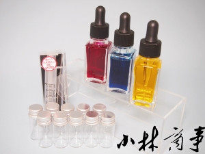 日本 小林商事 水彩関連用品 20ml ｜ Kobayashi Shoji Accessories 20ml ｜ 日本小林商事液体混色学习红黄蓝三原色格20ml配合白水用色彩培训