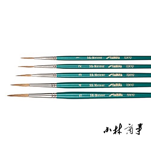 日本 油絵筆・ナイフ イタチ毛 ｜ Oil Brushes & Knives weasel hair ｜ 日本名村大成堂sk-meteor长峰鼬毛水彩油画画笔圆头