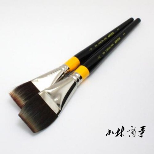 日本製 油絵筆・ナイフ 羊毛ナイロン ｜ Oil Brushes & Knives sheep wool (Made in Japan) ｜ 日本原产阿姆斯羊毛尼龙混合平笔camlon pro 550 水彩油画丙烯