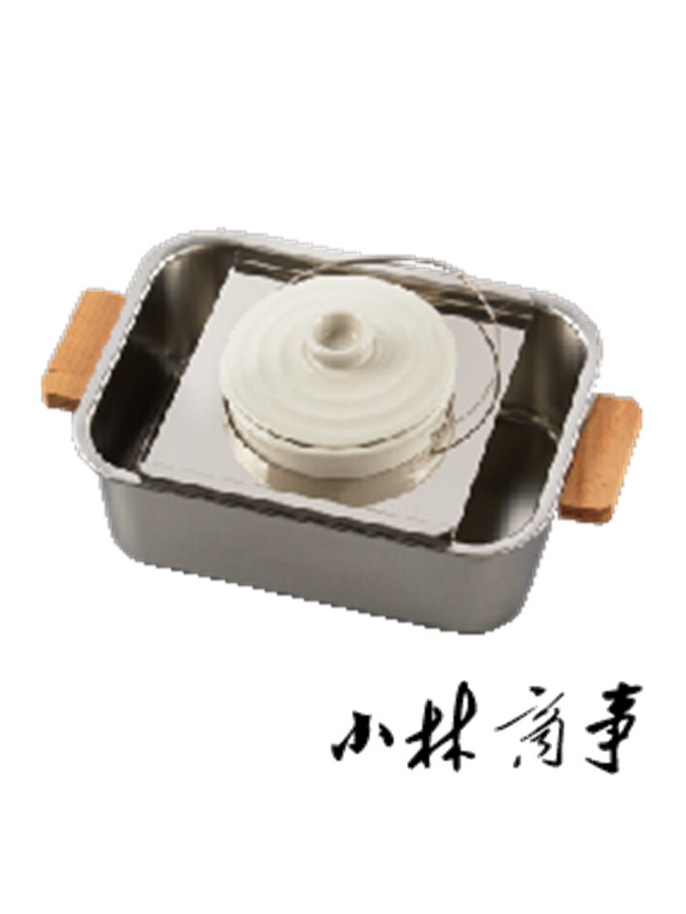 日本 膠・礬水・画用液 215*154*75mm ステンレス陶磁器 ｜ Glue, Alum Sizing & Mediums 215*154*75mm stainless steel ｜ 日本隔水煮汤煎胶锅不锈钢加陶瓷不担心烧焦215*154*75mm