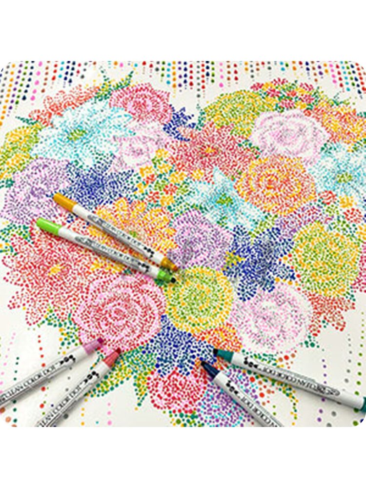 日本 道具セット ｜ Tool Sets ｜ 日本吴竹双头点彩笔clean color dot水性叠色不散色