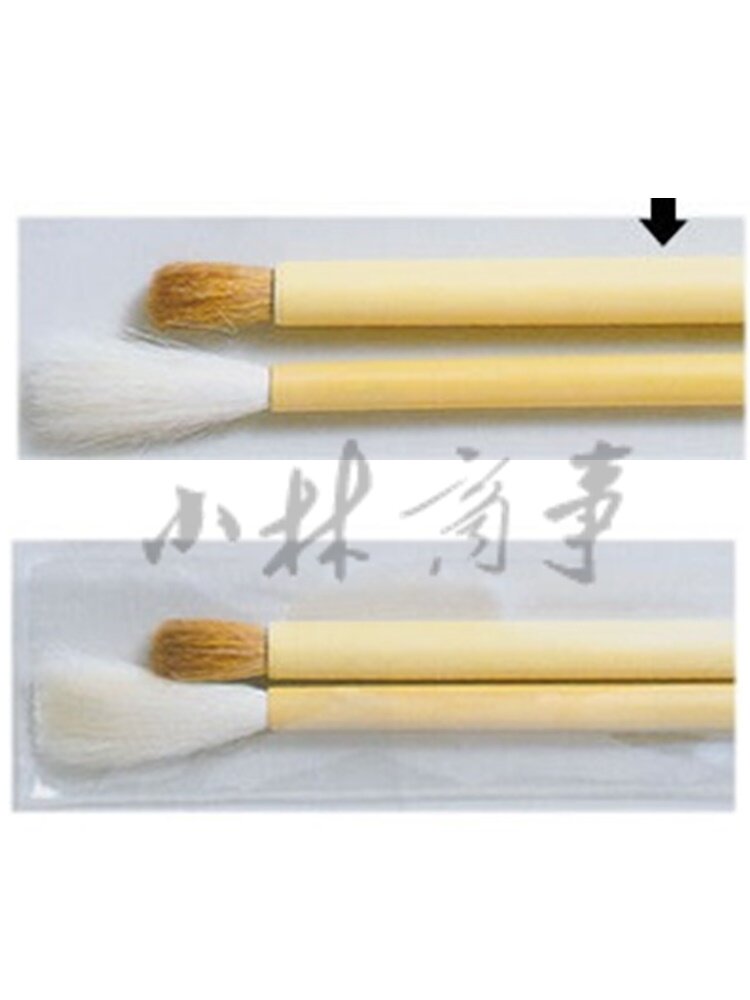 ドラパス 筆・刷毛 21mm 50mm 羊毛 ｜ Drapas Brushes 21mm 50mm sheep wool ｜ drapas晕染毛笔羊毛21mm长50mm长两支蘸水浓淡效果