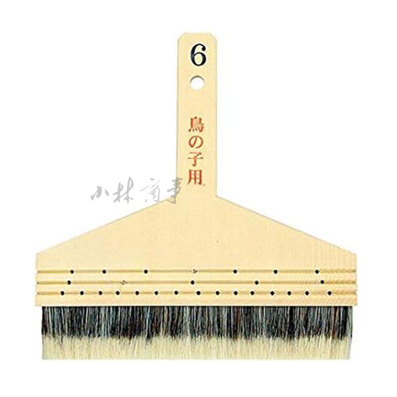 日本 刷毛 3cm 羊毛馬毛 ｜ Brushes 3cm sheep wool ｜ 日本鸟子装裱具用抚刷羊毛马毛混合软于一般抚刷3cm毛长