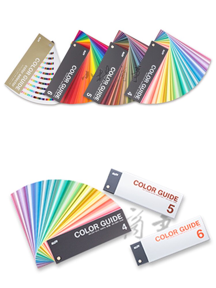 日本 CMYK カラーシステム 637色 ｜ CMYK Colour System 637 colours ｜ 日本DIC色彩指南COLOR GUIDE第二集456三册组第5版637色