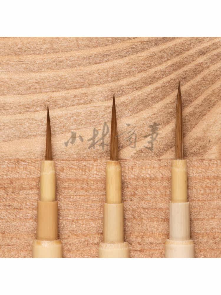 日本 蒔絵筆・刷毛 ｜ Maki-e Brushes ｜ 日本清晨堂狼毛时绘笔极细适合细线细密画国画精选
