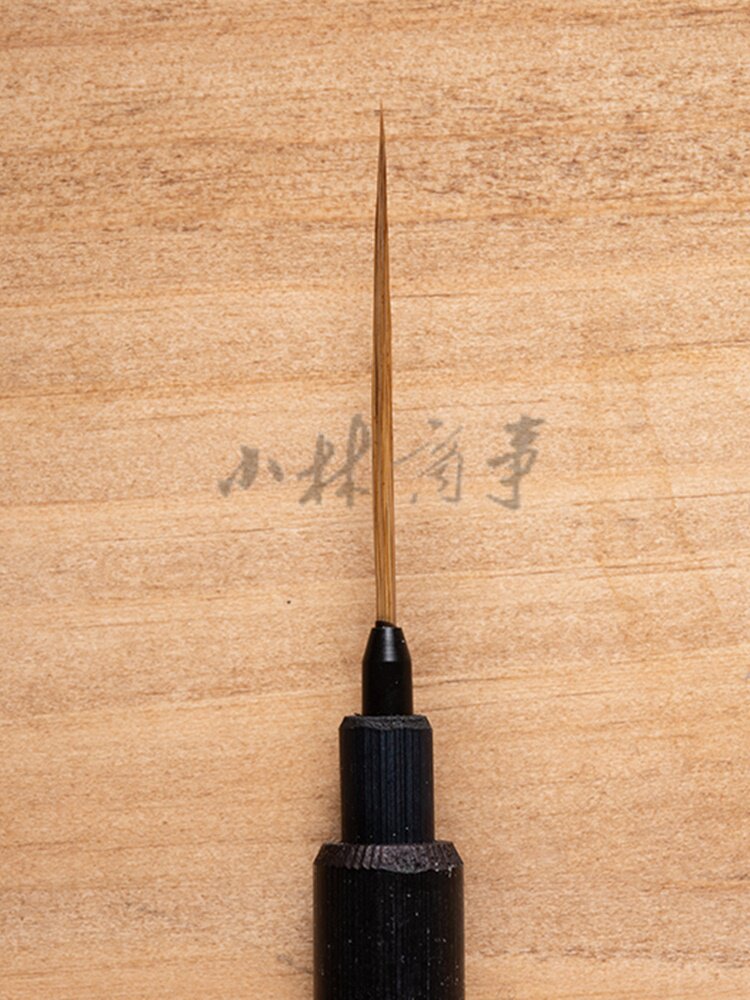 日本 蒔絵筆・刷毛 25mm イタチ毛 ｜ Maki-e Brushes 25mm weasel hair ｜ 日本清晨堂三吉莳绘笔貂毛材料极细25mm长峰