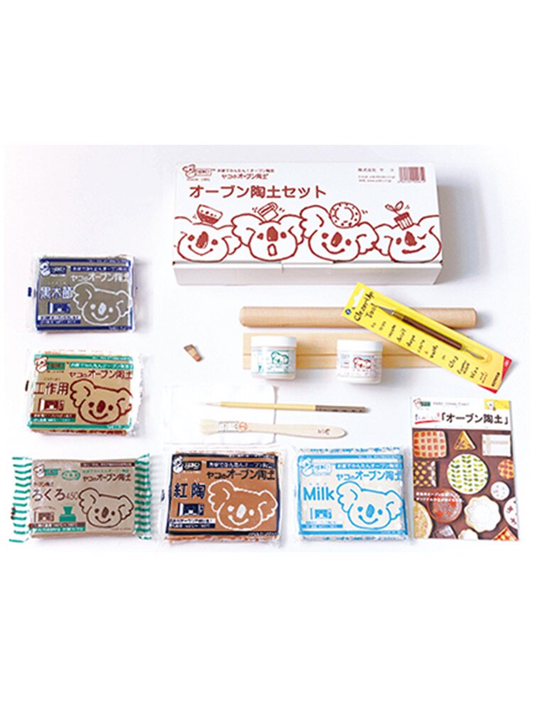 日本 ブローチ セット ｜ Brooch set ｜ 日本yako家用烤箱陶土新premium套装陶泥胸针首饰粘