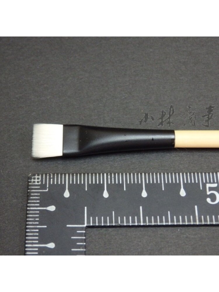 刷毛 猫毛 ｜ Brush cat hair ｜ 蒔絵玉毛溜刷毛猫毛漆艺打底平头毛刷