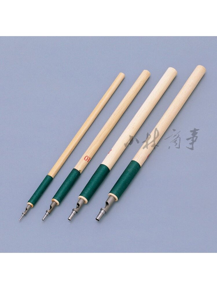 紙 ｜ Paper ｜ 丸锥取圆孔工具纸雕钢刀木柄手握部缠线