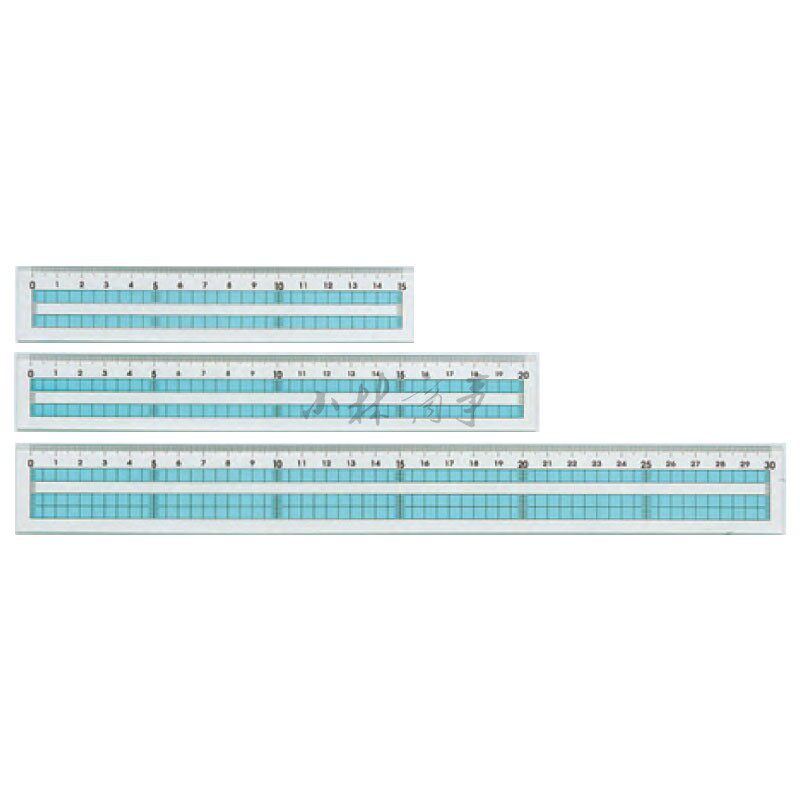 日本 定規 ｜ Ruler ｜ 日本DRAPAS方眼直尺抗反光反射通透性强护眼格子