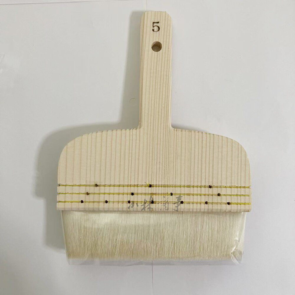 日本 布染め 3.4cm 14.2cm ｜ Fabric Dyeing 3.4cm 14.2cm ｜ 日本特制白糊毛刷三味线固定5寸3.4cm×14.2cm草木染用