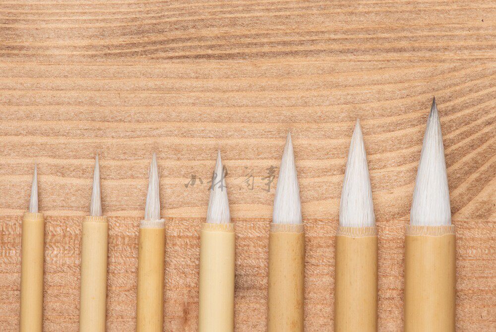 日本製 水彩用 水彩筆 羊毛山羊毛 ｜ Watercolour Brushes sheep wool for watercolour (Made in Japan) ｜ 日本原产清晨堂手作彩色笔水彩用毛笔山羊毛马尾毛黑狸毛