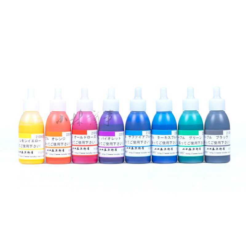 日本 顔料・染料 15g 8色セット ｜ Pigments & Dyes 15g 8 colours ｜ 日本代购染料套装大理石8色深浅色系M-D M-V 15g